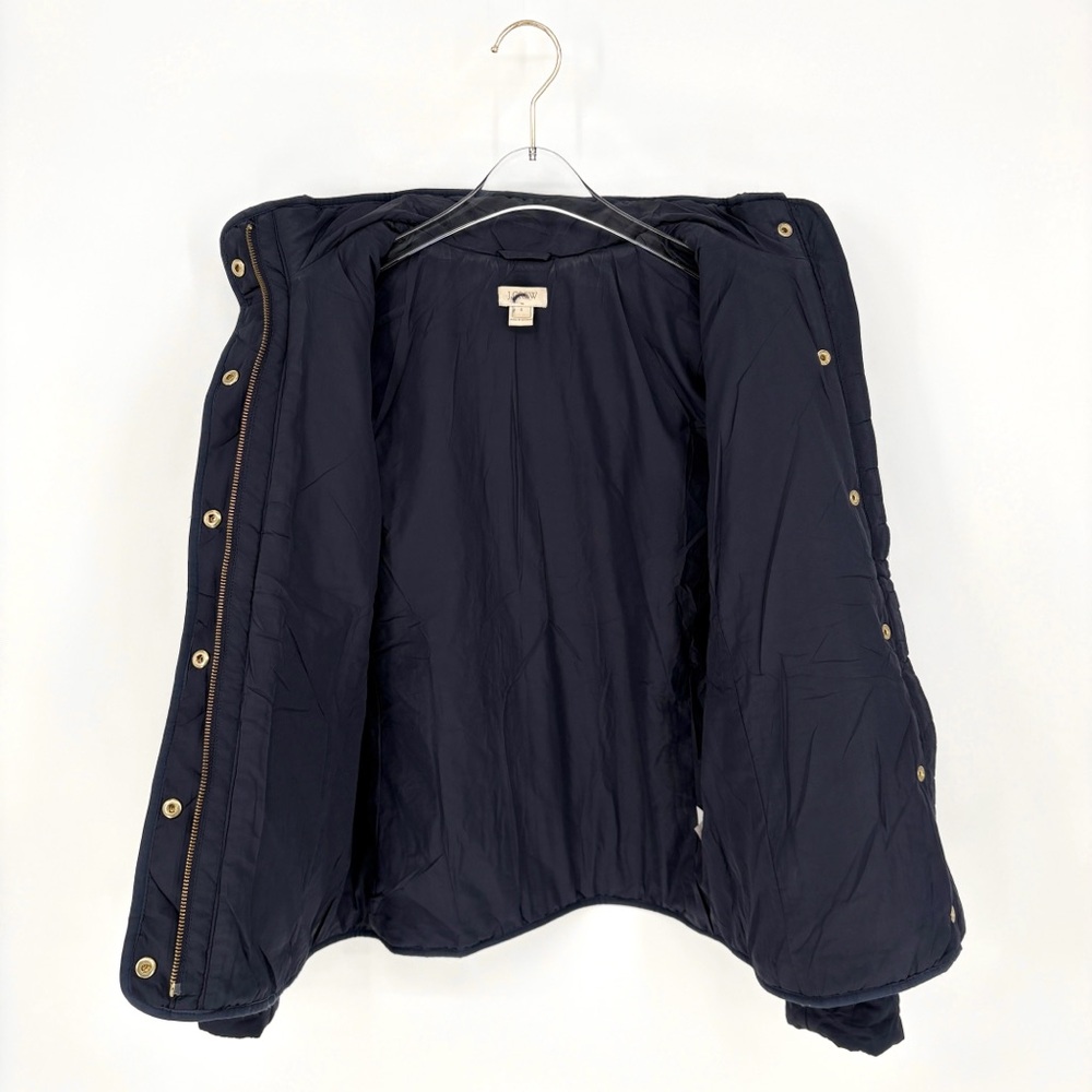 J.CREW Quilted Navy Blue Puffer Field Jacket S - Picture 4 of 10